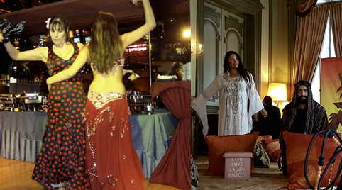 Buikdanseressen en Arabische koffie en thee